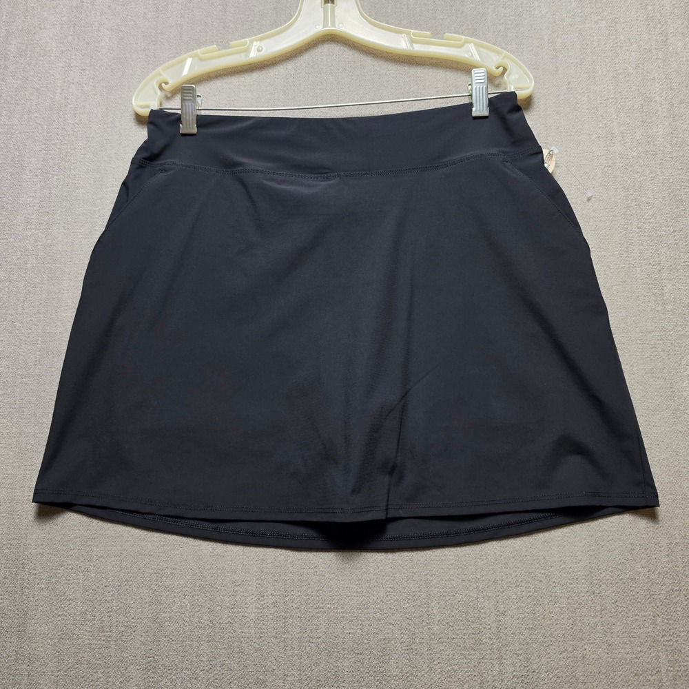 Tommy Bahama Skort Women M Black Everyday Active Golf Tennis Athletic Skirt